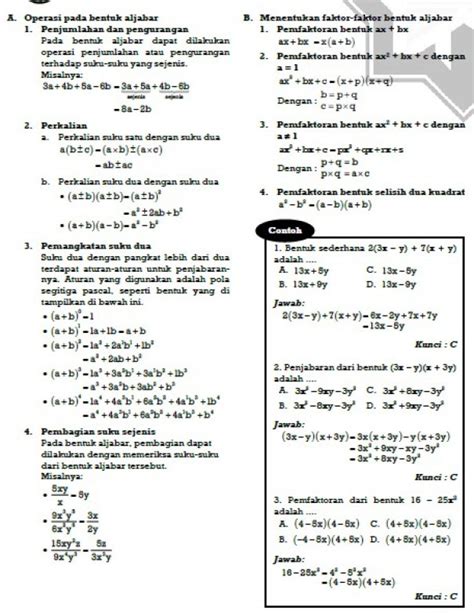 Contoh Soal Ujian Nasional 2019 Matematika Smp Mts Materi Bilangan