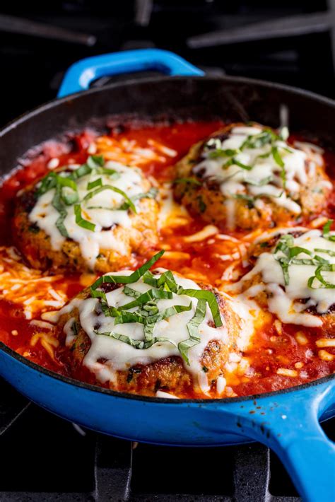 Easy Chicken Parmesan With Chicken Patties