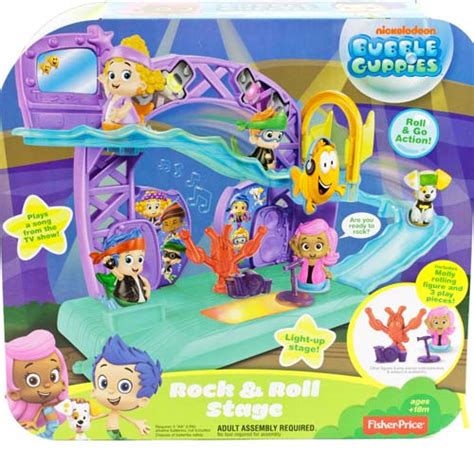 Nickelodeon Bubble Guppies Rock & Roll Stage Playset Plays Song Molly ...