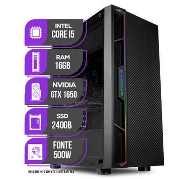 PC Gamer Mancer Intel Core I5 GTX 1650 4GB 16GB DE RAM SSD 240GB