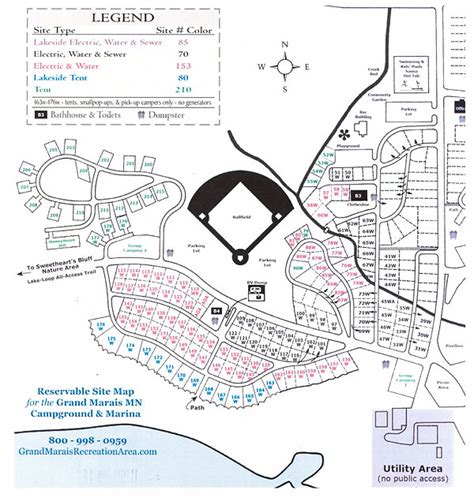 Reservable Site Map Grand Marais Mn Grand Marais Recreation Area