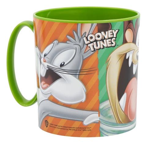 LOONEY TUNES królik Bugs diabeł tasmański kubek do mikrofali z uchem