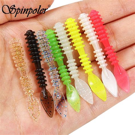 Spinpoler Soft Ajing Fishing Lure 47mm Rockfish Jig Swimbait Silicone