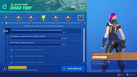 Fortnite Road Trip Challenges Road Trip Mission And Prestige Explained