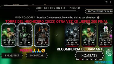 TORRE DEL HECHICERO 2023 OTRA VEZ XD JEFES 200 FINAL PREMIO D