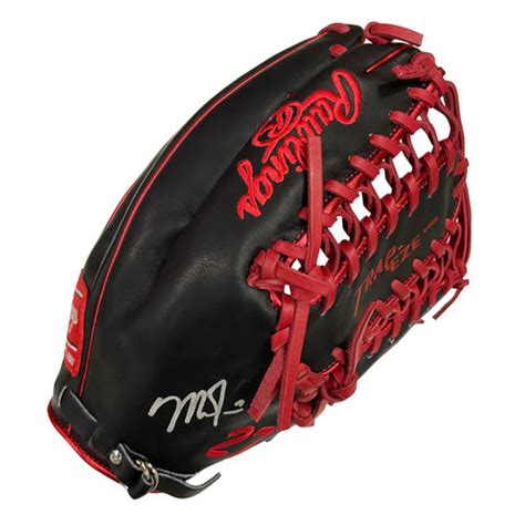 Mike Trout Autographed Game Model Glove