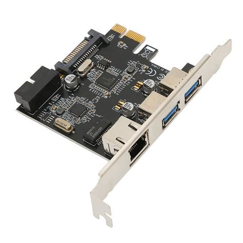 GOTOTOP PCI Express Vers Ethernet RJ45 Carte D Extension PCIe Vers USB3