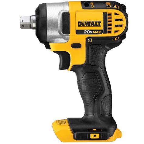 DEWALT 20 Volt MAX Lithium Ion Cordless 1 2 In Impact Wrench Kit With