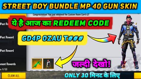 Redeem Code Free Fire Ff New Redeem Code Today Rampage Party Redeem