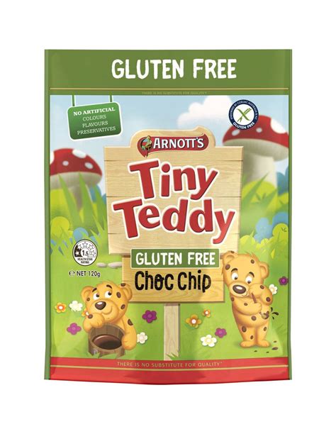 Arnott S Gluten Free Tiny Teddy Choc Chip Biscuits G Ally S Ba