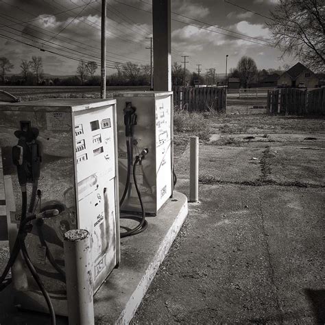 Monochrome Derelict Gas Station Series Madisoncountyal Flickr