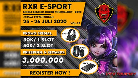 Turnamen Mobile Legends Rxr E Sport Season 23