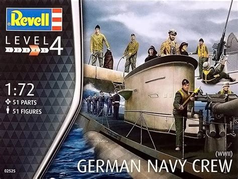 Revell - 02525 - WWII German Navy Crew - 1/72 Scale Model