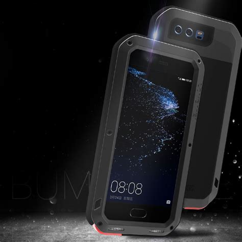 Love Mei Powerful Huawei P Protective Case Black