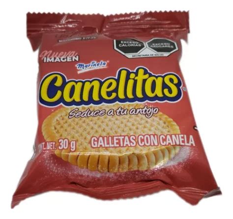 Pack Con 3 Galletas Marinela Canelitas 30gr Con Canela MercadoLibre