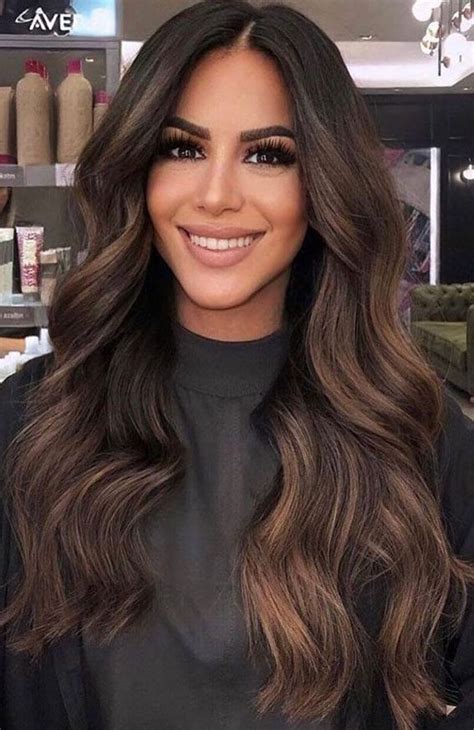 50 Trendy Hair Colour For Every Women Dark Hair With Chocolate