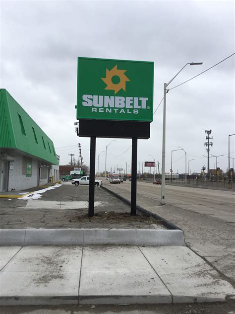 Sunbelt Rentals Detroit Mi Johnson Sign Company