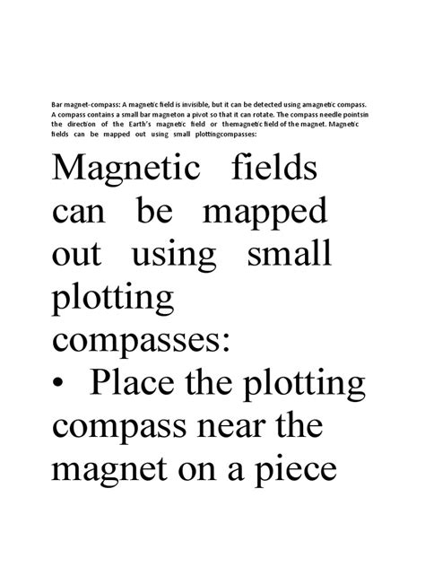 Physics Investigatory Project Pdf Earths Magnetic Field Compass