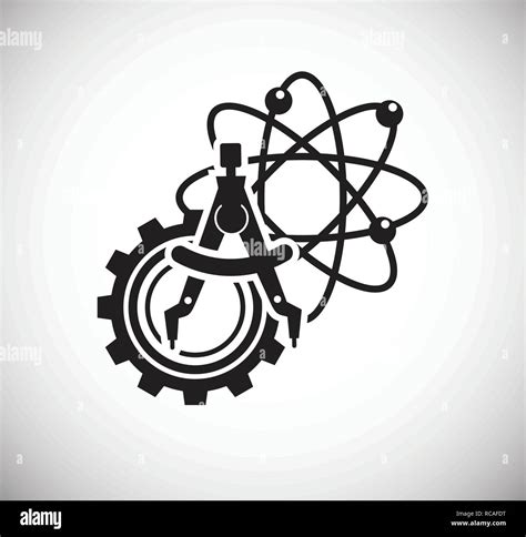 Engineering icon on white background for graphic and web design, Modern ...