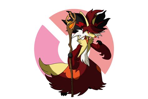 Battle Bond Delphox By Lunarserenade On Deviantart