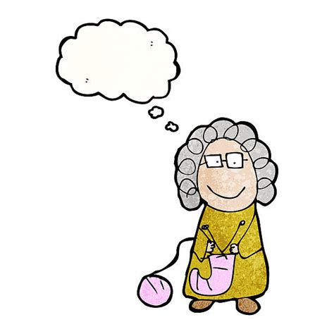 Crazy Grandma Illustrationen Und Vektorgrafiken Istock