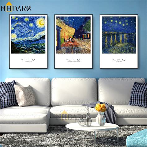 Van Gogh Canvas Print Collection Classic Art Wall Decor Pieces