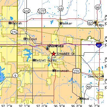 Shawnee, Oklahoma (OK) ~ population data, races, housing & economy