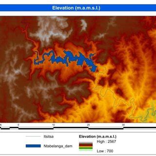 Elevation Expressed As Meters Above Mean Sea Level M A M S L Of The