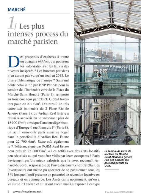 CFNEWS IMMO Magazine Janvier 2019 Magazine CFNEWS IMMO