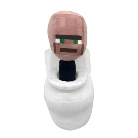 Funny Game Skibidi Toilet Pixel Toiletman Plush Doll Toy Stuffed