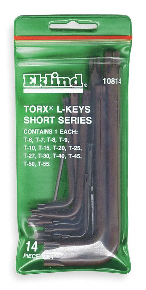 Eklind L Torx Torx Key Set 4rb7910814 Grainger