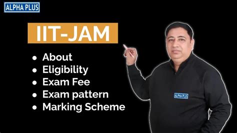 Iit Jam Exam Pattern And Marking Scheme Alpha Plus Youtube