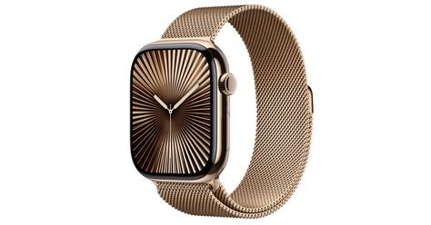 Buy Apple Watch Series 10 GPS + Cellular, 46-mm Gold Titanium Case with ...