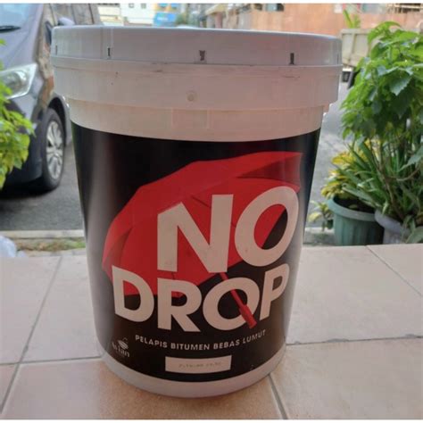 Jual No Drop Bitumen Black Kg Cat Pelapis Bitumen Anti Bocor Shopee