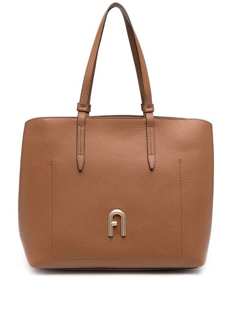 Furla Primula Leather Tote Bag FARFETCH