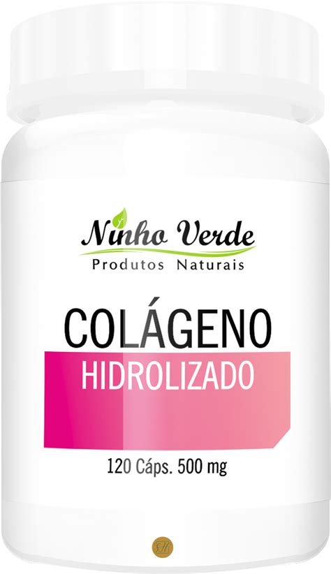 COLÁGENO HIDROLISADO 500MG 120 CÁPSULAS NINHO VERDE Armazém Santa