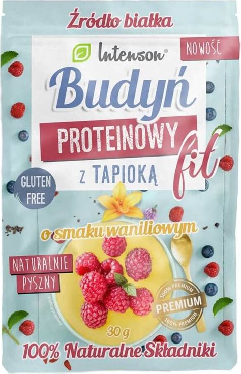 Budyń Proteinowy Z Tapioką O Smaku Waniliowym 30G Intenson Biogo