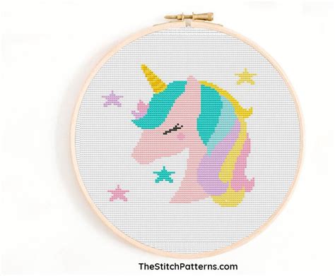 Patterns Embroidery Pattern Unicorn Cross Stitch Pattern Embroidery