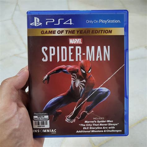 Spider Man Game Of The Year Edition Ps4 Video Gaming Video Games