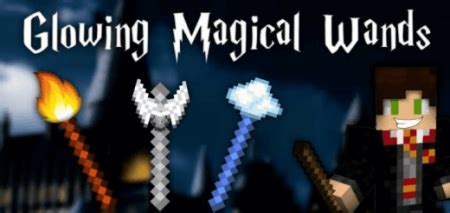 Glowing Magical Wands Minecraft Addon