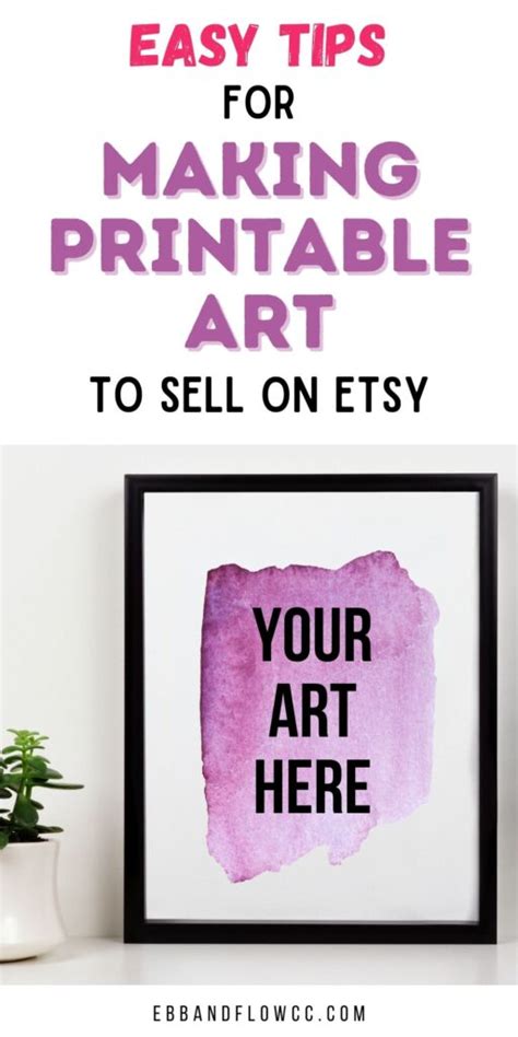 How to Make Art Prints for Etsy - Ebb and Flow Creative Co