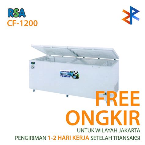 Jual Chest Freezer Rsa Cf Cf Liter Shopee Indonesia