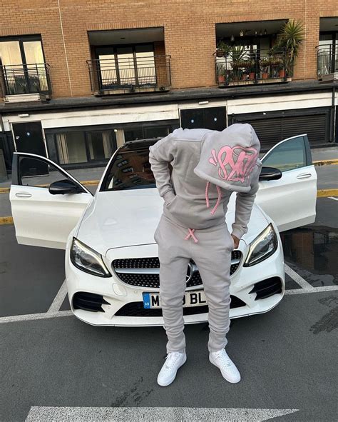 Synaworld Syna Logo Tracksuit Grey Pink Dazone