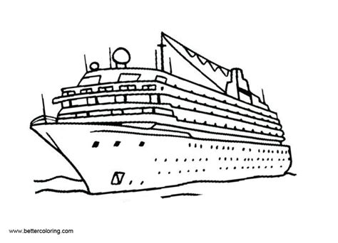 Download High Quality cruise ship clipart black and white Transparent ...