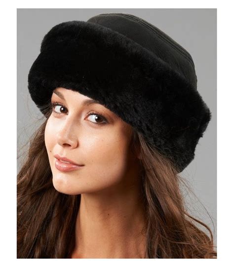 Women S Shearling Sheepskin Hats Sheepskintown