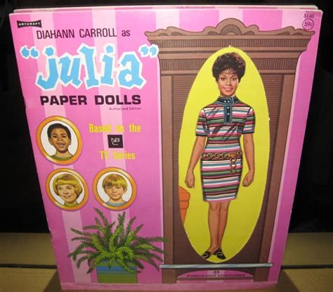 Black Doll Collecting Diahann Carroll As Julia Paper Doll Books And Boxed Sets