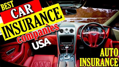 Best Car Insurance Companies In Usa 2021 Auto Insurance Youtube