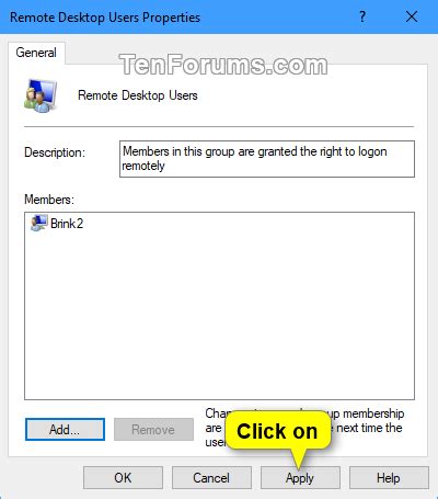 Add or Remove Remote Desktop Users in Windows | Tutorials