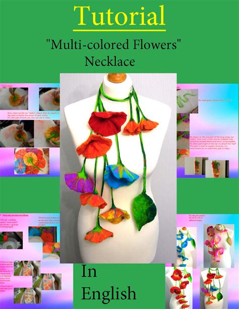 Tutorial Felting in Pdfwet Felted Flower Instructional , Felting ...