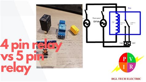 4 Pin Relay Vs 5 Pin Relay 4 Pin Relay And 5 Pin Relay Wiring Diagram